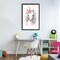 Stupell Industries Unicorn with Pink Flower Crown Floating Frame, design by Creative Studio